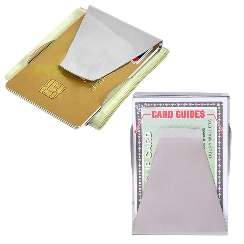 THINKTHENDO Unisex Slim Money Clip