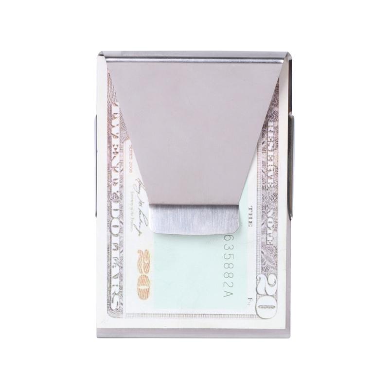 THINKTHENDO Unisex Slim Money Clip