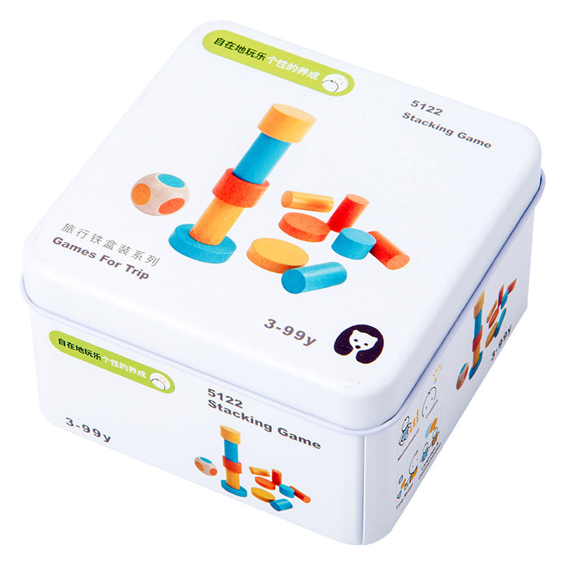 Children's Educational Travel Iron Box Rubik's Cube Puzzle