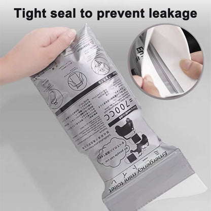 4pcs Outdoor Emergency Urinate Bags of 700ml in volume