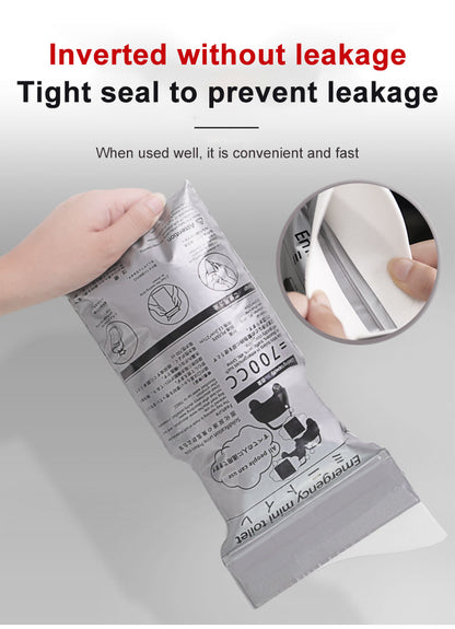 4pcs Outdoor Emergency Urinate Bags of 700ml in volume