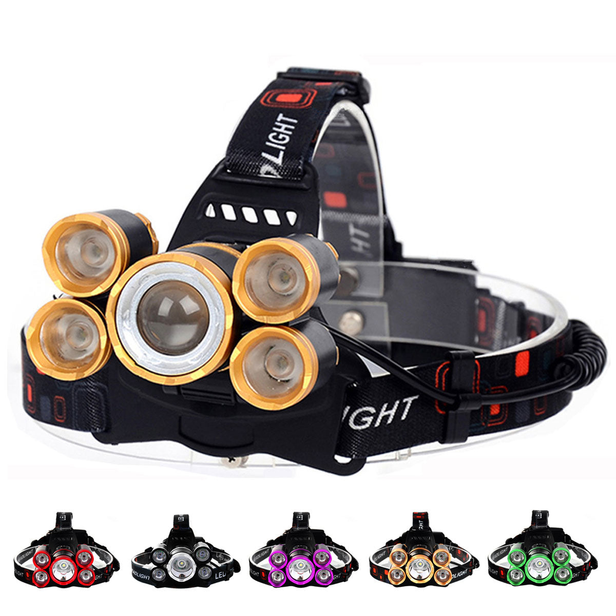 LED Bike Head Lamp Light