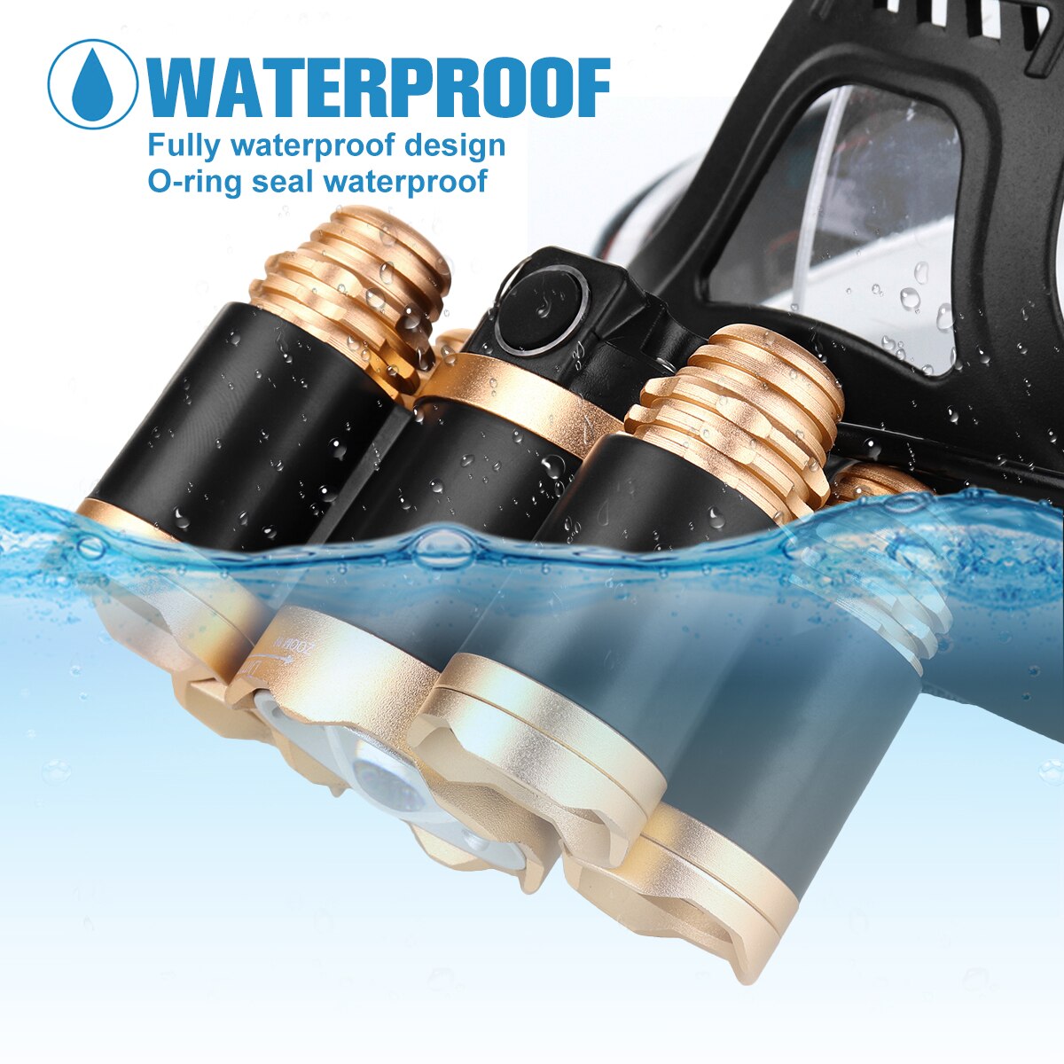 LED Bike Head Lamp Light