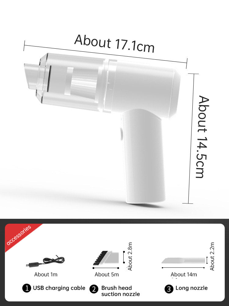 Car Mounted Wireless Vacuum Cleaner for Both Dry And Wet Use