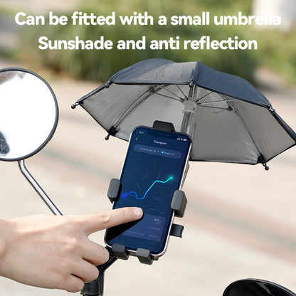 360 Degree Mobile Handlebar phone mount with optional umbrella