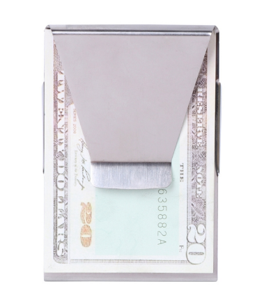 THINKTHENDO  Unisex Slim Money Clip