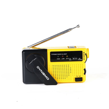 Outdoor Emergency LED Light Mini Hand-Crank Rechargeable AM/FM Radio