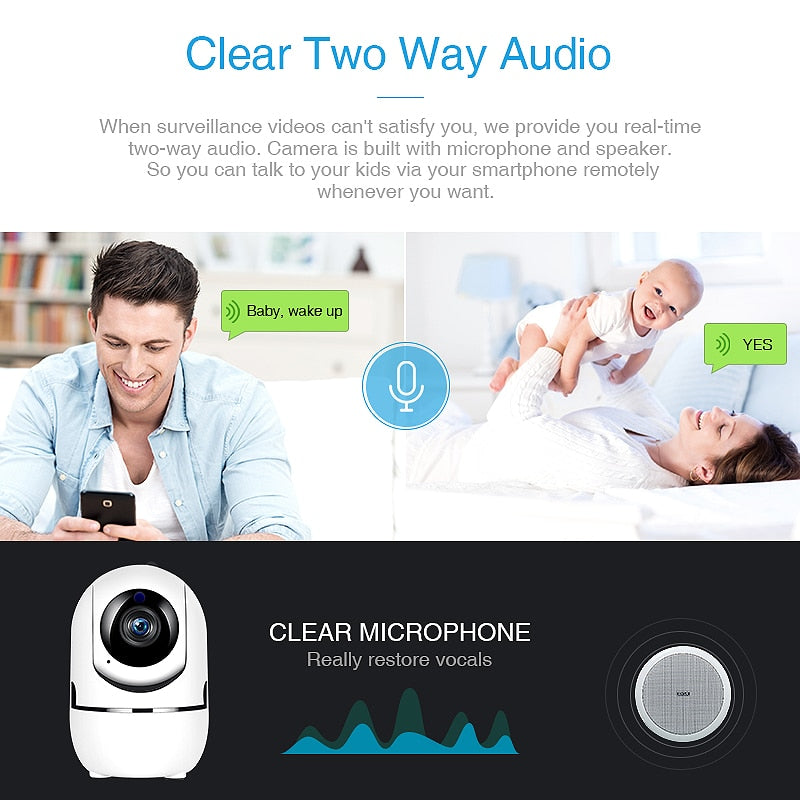 1080/720P Cloud IP Camera for Home Security Surveillance