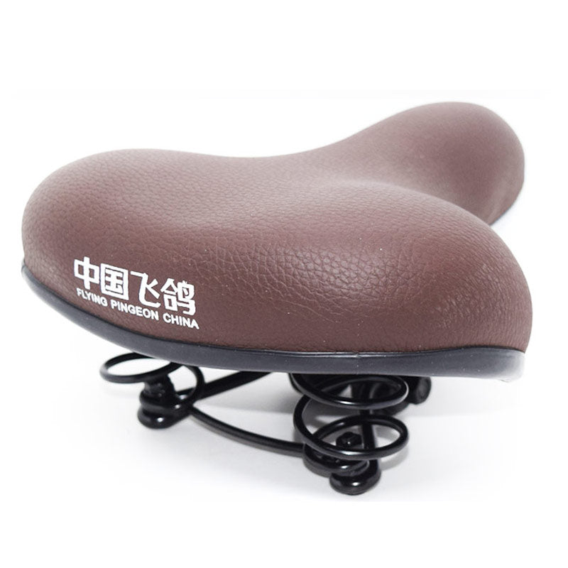 Bicycle Comfortable Cushion With Enlarged Wide And Thick Saddle