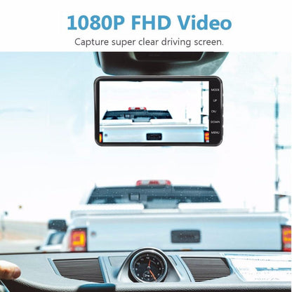 Full HD Dash Cam with Dual Lens and DVR