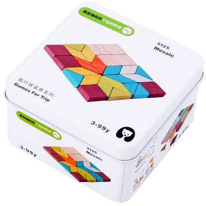 Children's Educational Travel Iron Box Rubik's Cube Puzzle