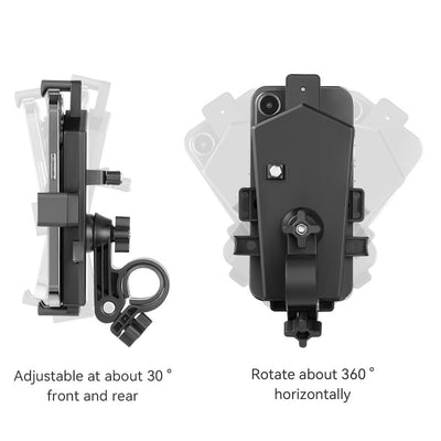 360 Degree Mobile Handlebar phone mount with optional umbrella