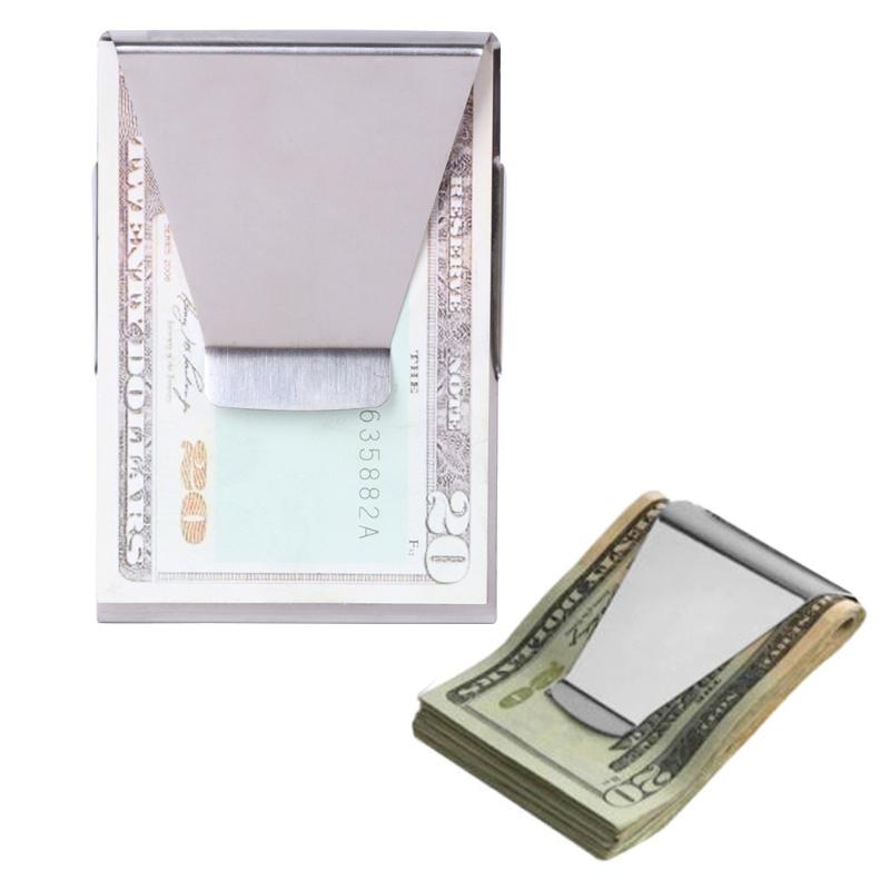 THINKTHENDO  Unisex Slim Money Clip