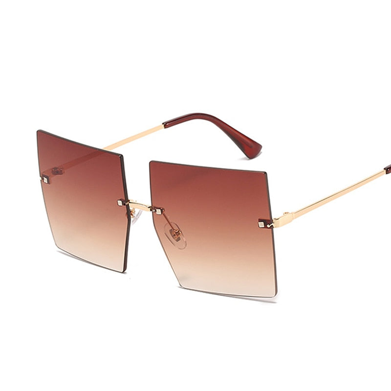 Luxury  Vintage Women Square Sunglasses