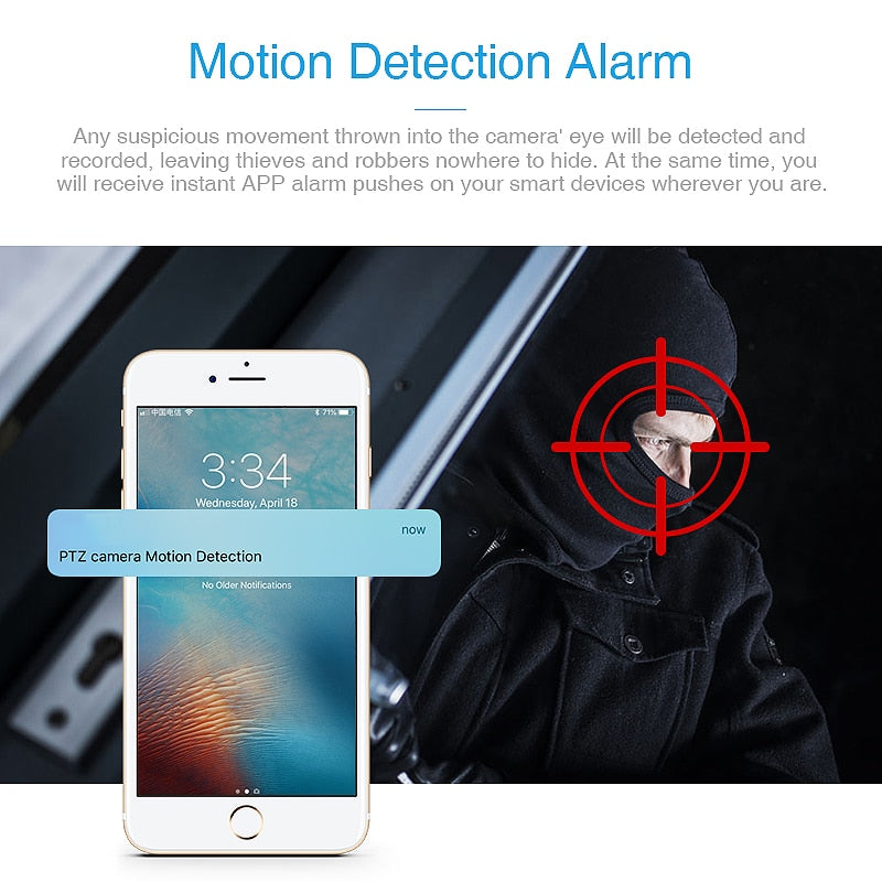 1080/720P Cloud IP Camera for Home Security Surveillance