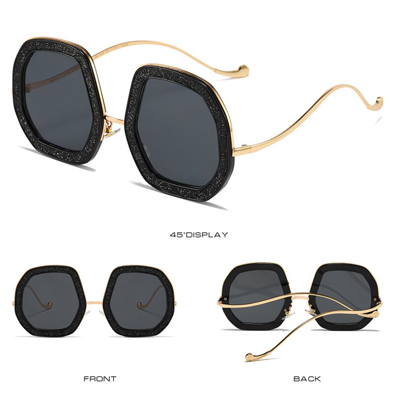 Big Frame Luxury Travel Sunglasses For Women