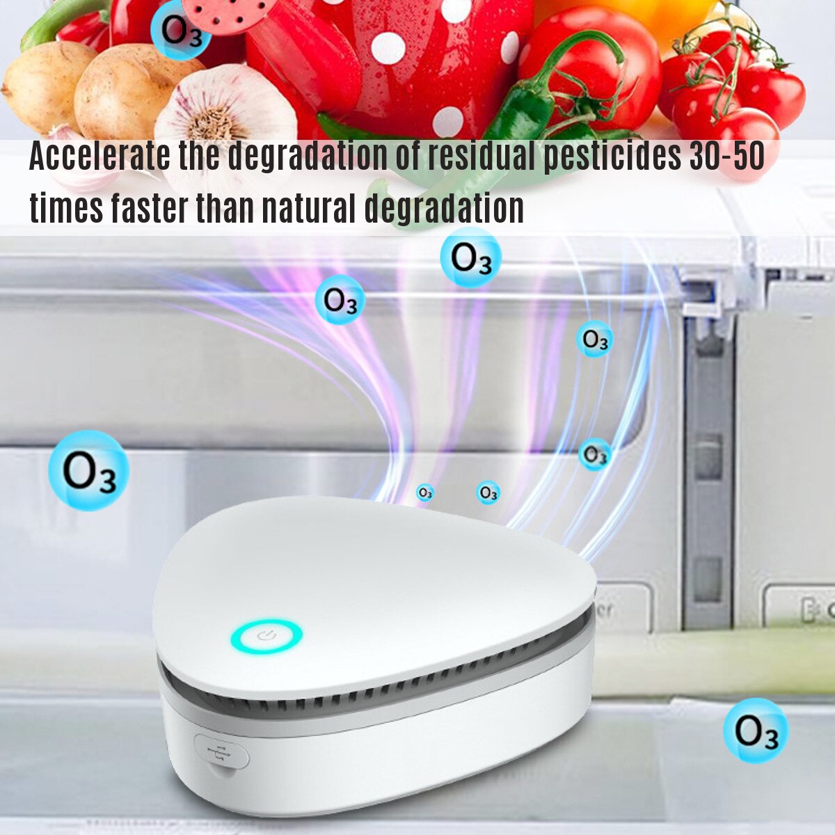 USB Portable Mini Ozone Air Purifier