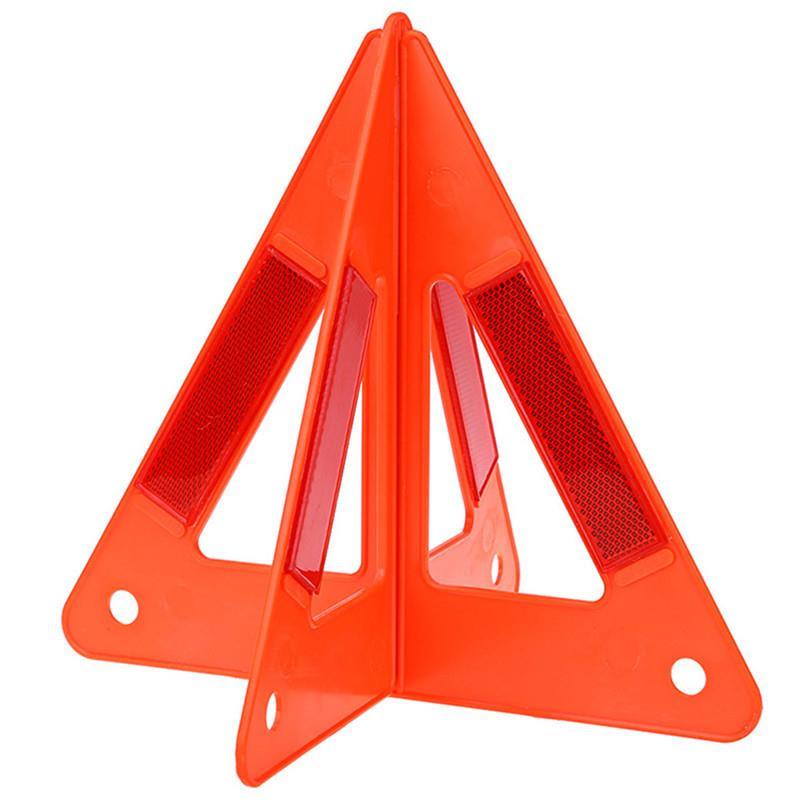 2Pcs Foldable Emergency Triangle Warning Reflectors