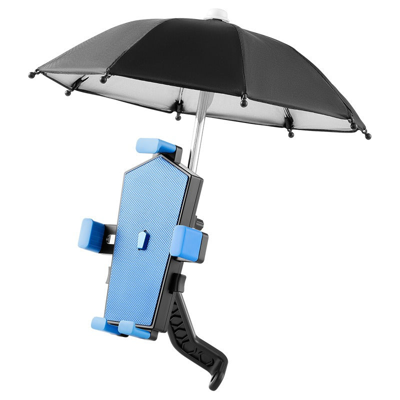 360 Degree Mobile Handlebar phone mount with optional umbrella