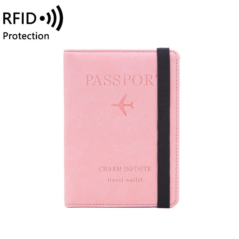 Printed Leather Short Wallet with Multi-Function RFID