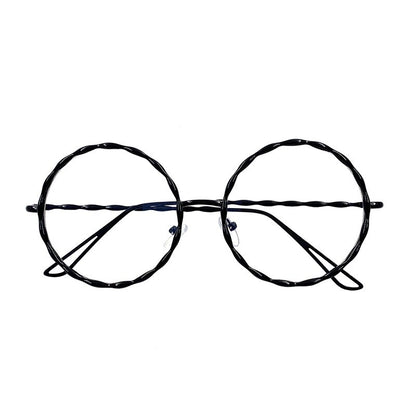 Women Blue Light Blocking Round Glasses