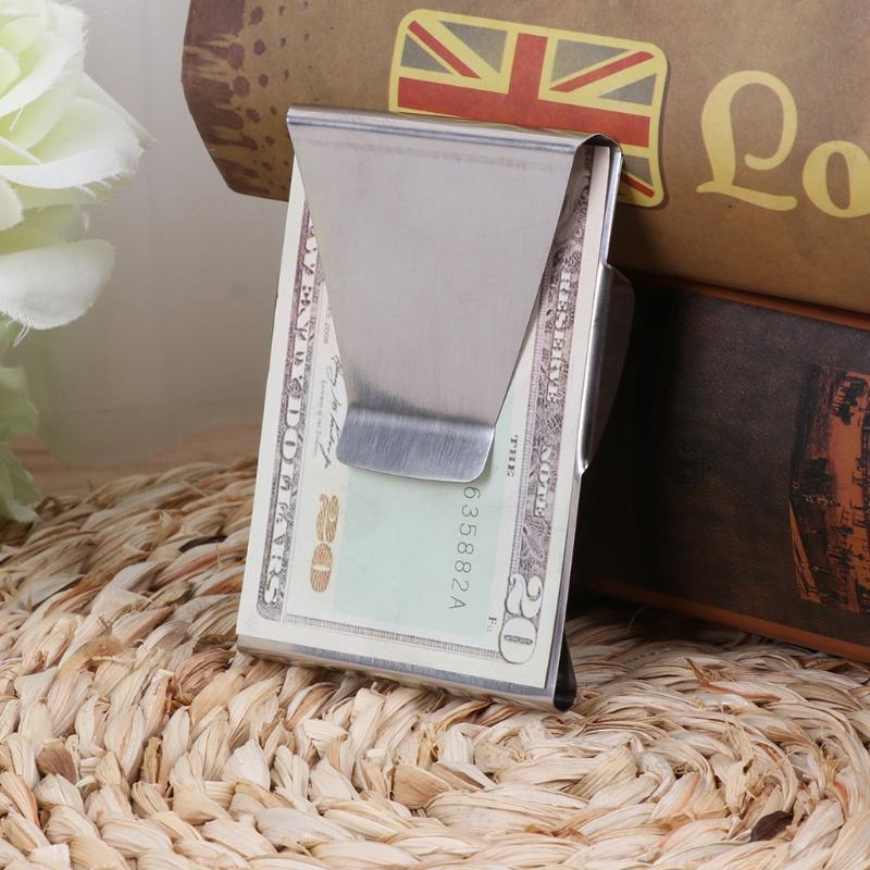 THINKTHENDO  Unisex Slim Money Clip