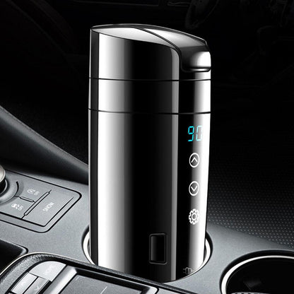 70W Real-time Temperature Vehicle Heating Cup