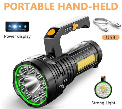 Strong Portable Rechargeable Flashlight