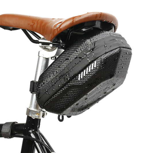 Waterproof Rear Tail Hard Shell Saddle Bag for Bicycle