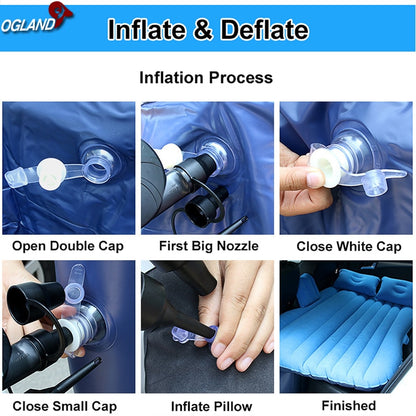 Car Air Inflatable Travel Bed Mattress