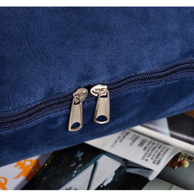 2 in 1 Flannel Cushion Blanket for travel or home