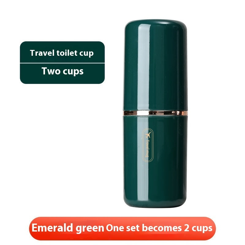 Camping Business Trip Airplane Travel Cup Toothbrush Storage Box