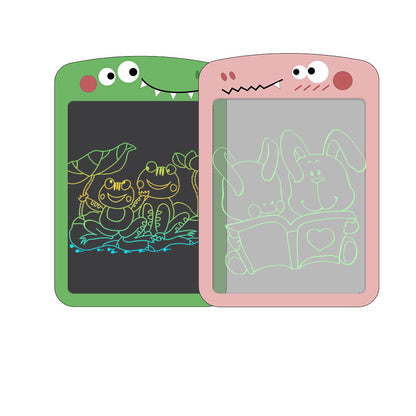 6.5 Inch Children's Cartoon Couple Dinosaur LCD Writing Board