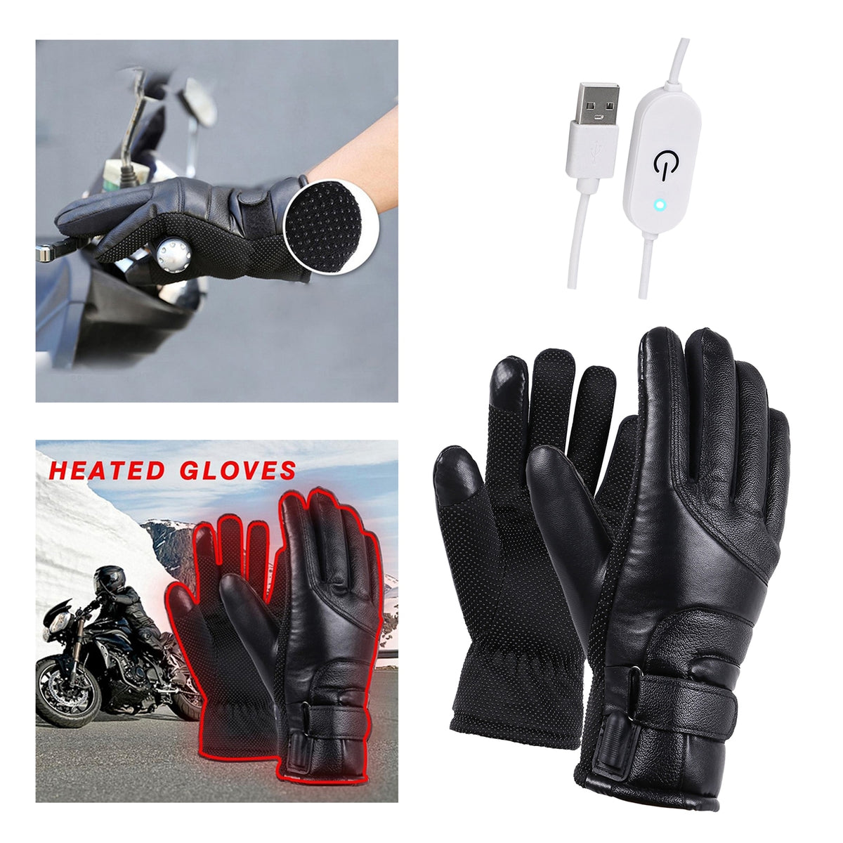 Electric Heated Winter Gloves