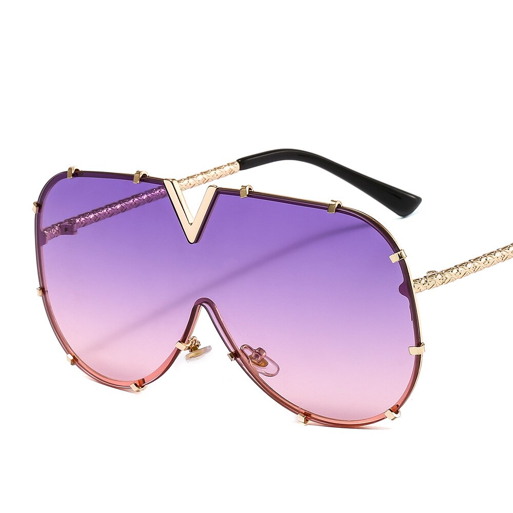 Big Frame Retro Luxury Designer Sun Glasses UV400 Eyewear