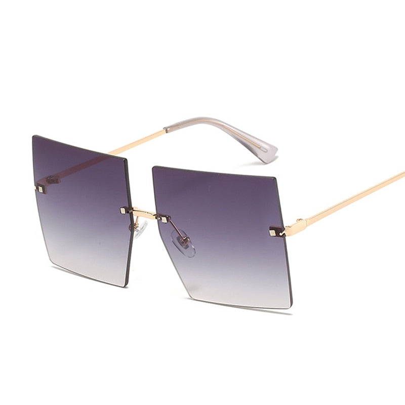Luxury  Vintage Women Square Sunglasses