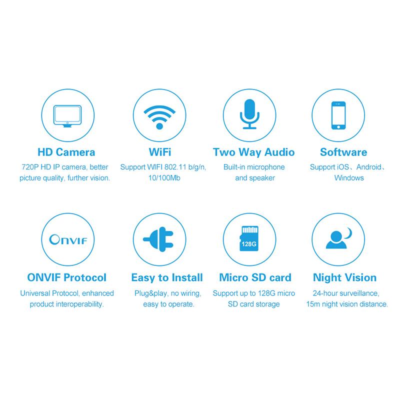 VStarcam HD Indoor Wireless 720P Security Camera