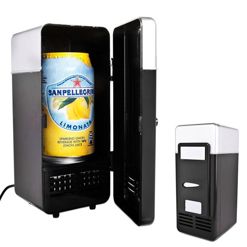 New 2 In 1 Desktop USB Mini Fridge