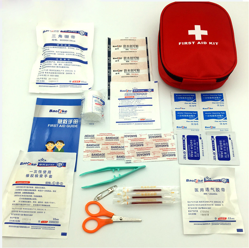 25pcs/pack Safe Camping Hiking Car First Aid Kit