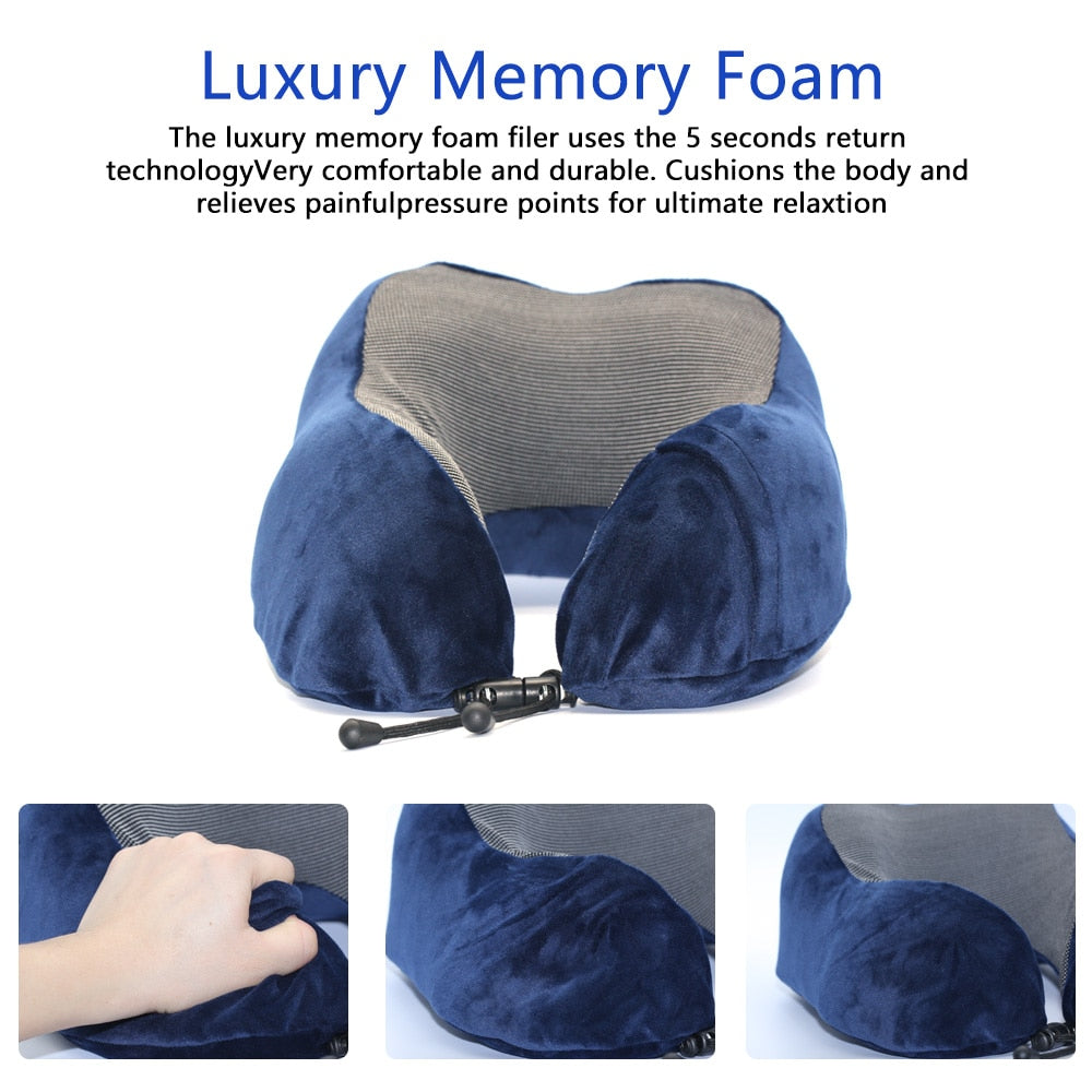 U Shaped Memory Foam Neck Pillow