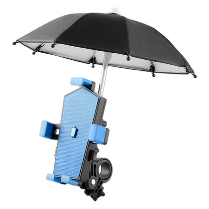 360 Degree Mobile Handlebar phone mount with optional umbrella