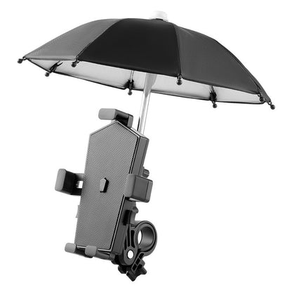 360 Degree Mobile Handlebar phone mount with optional umbrella