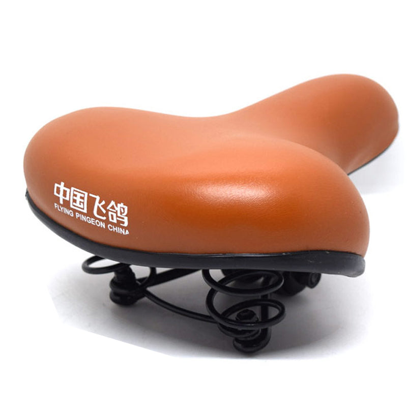 Bicycle Comfortable Cushion With Enlarged Wide And Thick Saddle