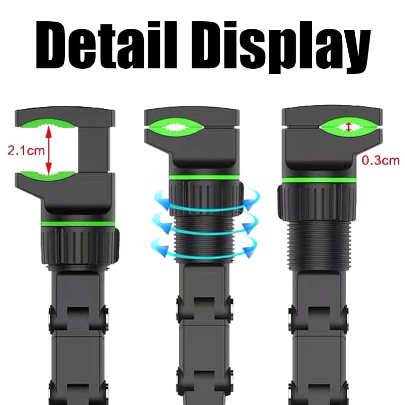 Multifunctional Car Phone Holder clamp with 360 Degree Rotation