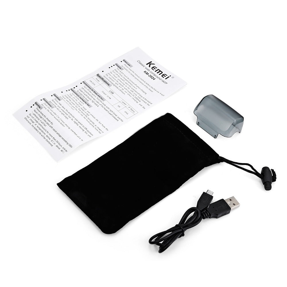 New USB Charging Double Mesh Electric Razor