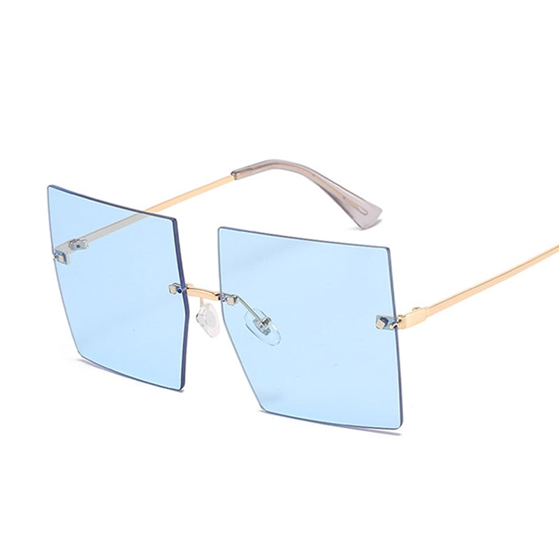 Luxury  Vintage Women Square Sunglasses