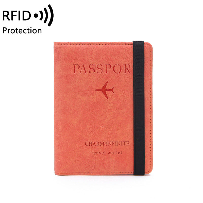 Printed Leather Short Wallet with Multi-Function RFID