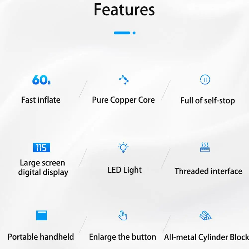 12V Mini Car Air Compressor for Tires